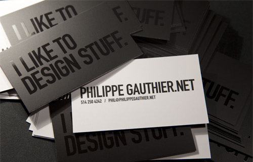 typography namecard 7