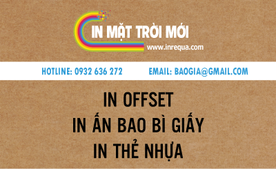 in danh thiếp giấy Kraft, in name card giấy Kraft, in card visit giấy Kraft, in gia re tp hcm